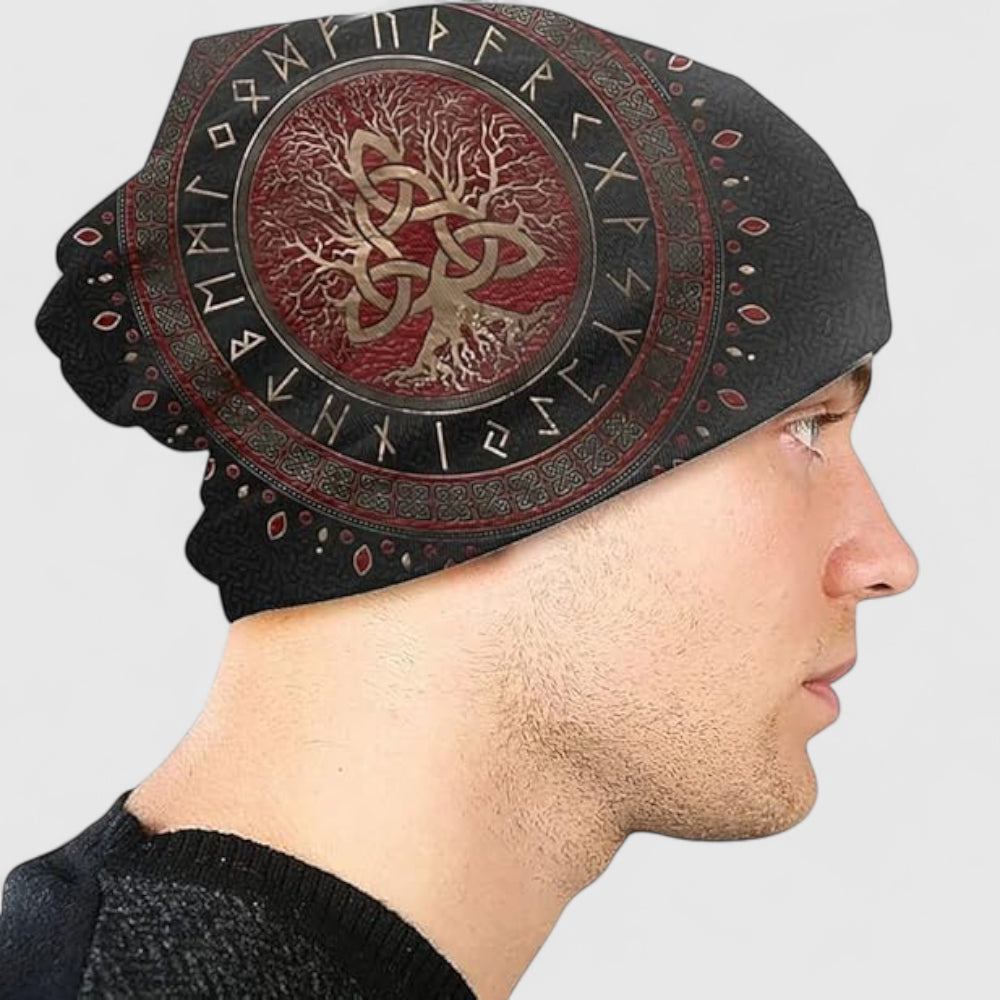 Men's Celtic Knot Beanie Hat Warm Stylish Design 8