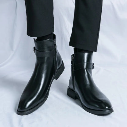 Men's Chelsea Boots Genuine Leather Stylish Footwear 8