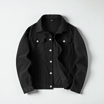 Men's Corduroy Button Front Jacket - Classic Style