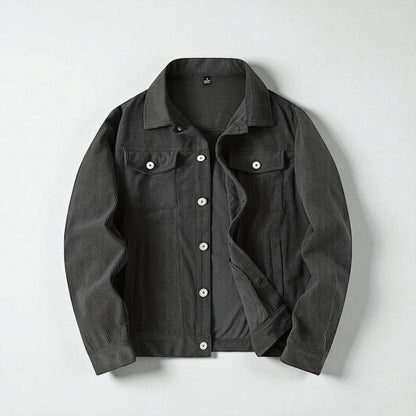 Men's Corduroy Button Front Jacket - Classic Style