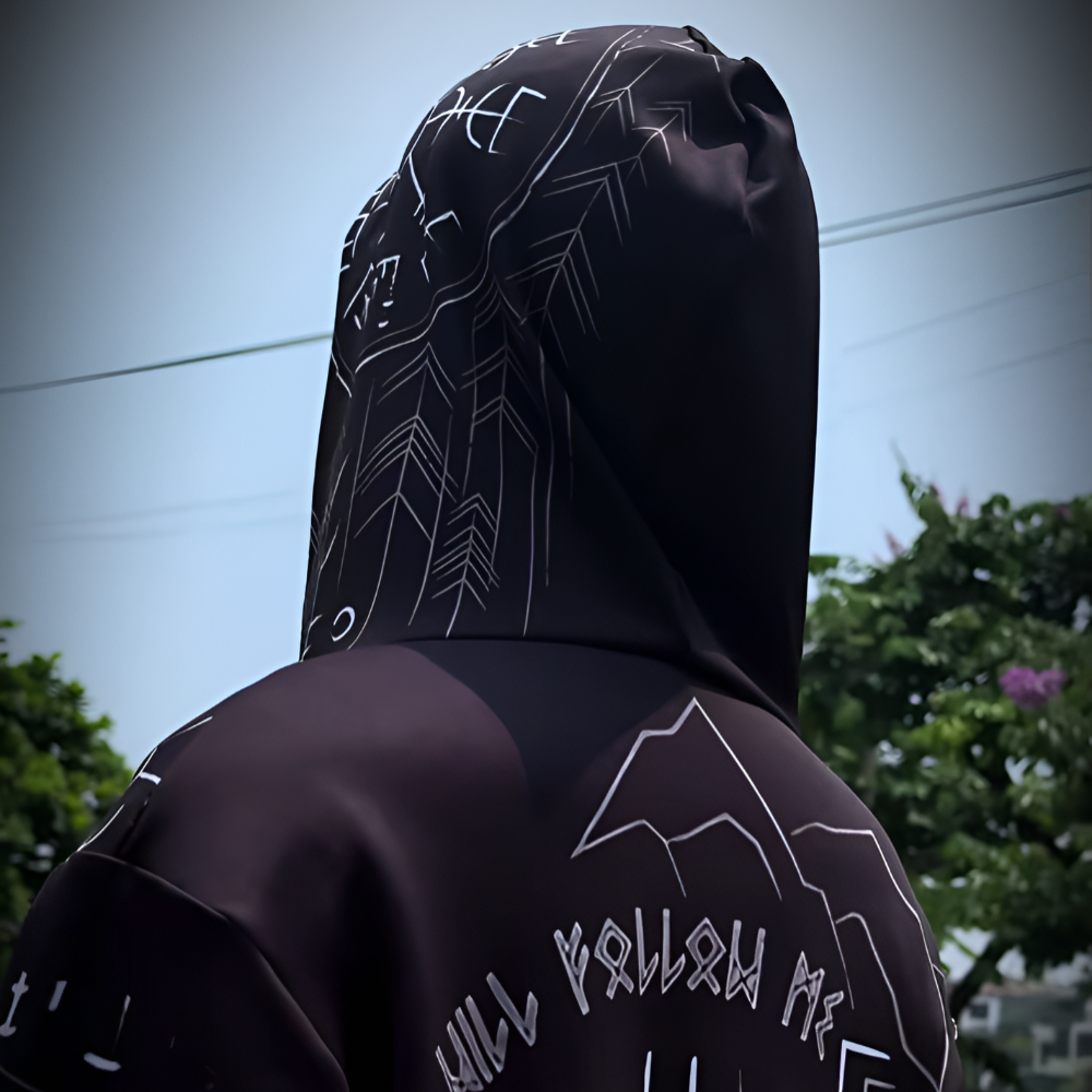 Men's Hooded Jacket Digital Print Casual Wear 3