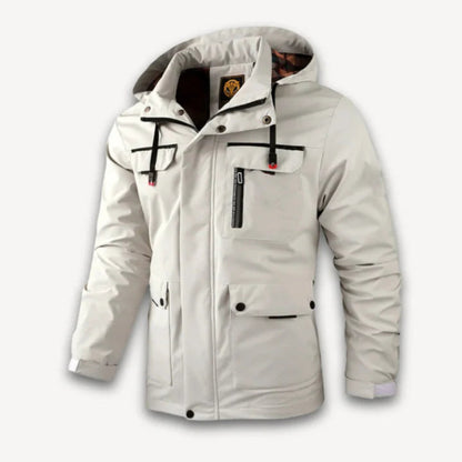 Men’s Insulated Snow Jacket - Waterproof Hooded Winter Coat