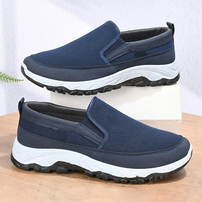 Men’s Lightweight Slip-On Walking Shoes - Breathable Non-Slip