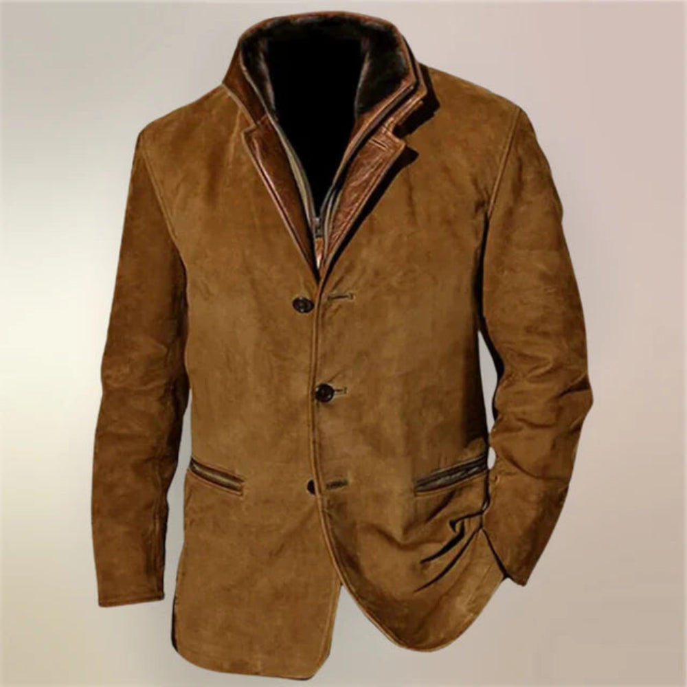 Men's Premium Leather Jacket Stylish All-Season Outerwear