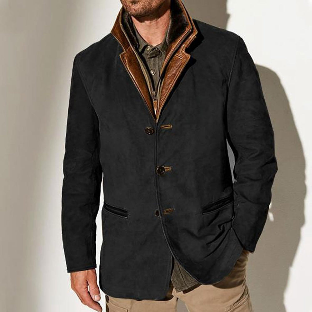 Men's Premium Leather Jacket Stylish All-Season Outerwear 5