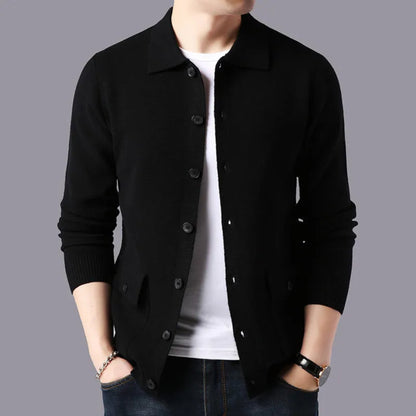 Men's Ribbed Cardigan Lightweight Stylish Layering Top 10