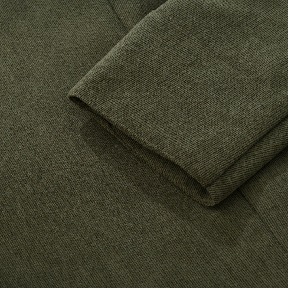 Men's Stylish Corduroy Coat - Button Up Winter Jacket