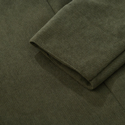 Men's Stylish Corduroy Coat - Button Up Winter Jacket