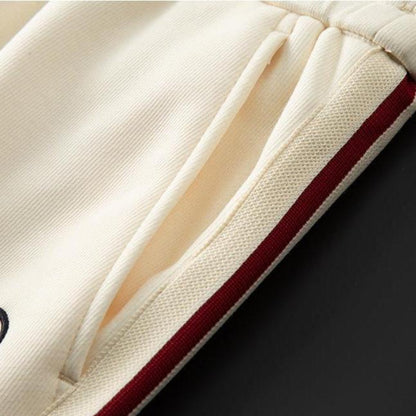 Men's Tracksuit Cotton Zip-Up Set Comfortable Activewear Outfit 9