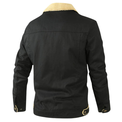 Men's Winter Jacket Windproof Thermal Bomber Coat 3