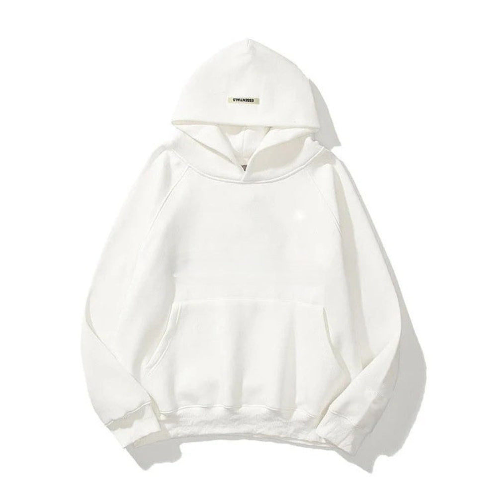 Men's Oversized Pullover Hoodie - Minimalist Streetwear