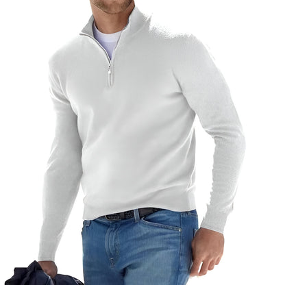 Men’s Smart Casual Half Zip Jumper | Long Sleeve Knitwear