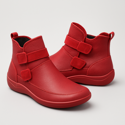 Women's Casual Ankle Boots - Slip On Flat Comfortable Shoes