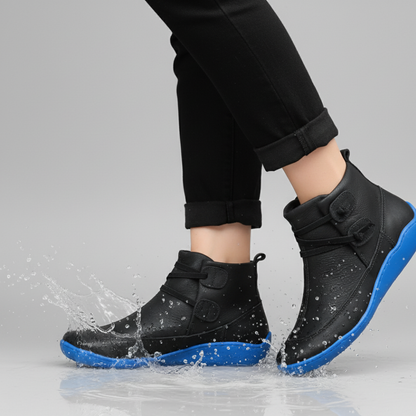 Women's Casual Ankle Boots - Slip On Flat Comfortable Shoes