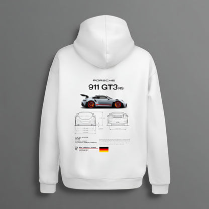 Men's Oversized Graphic Hoodie – Long Sleeve Streetwear