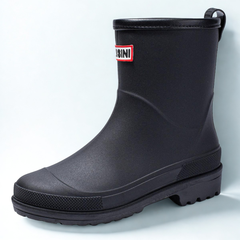 Women's Waterproof Rubber Ankle Boots - Short Rain