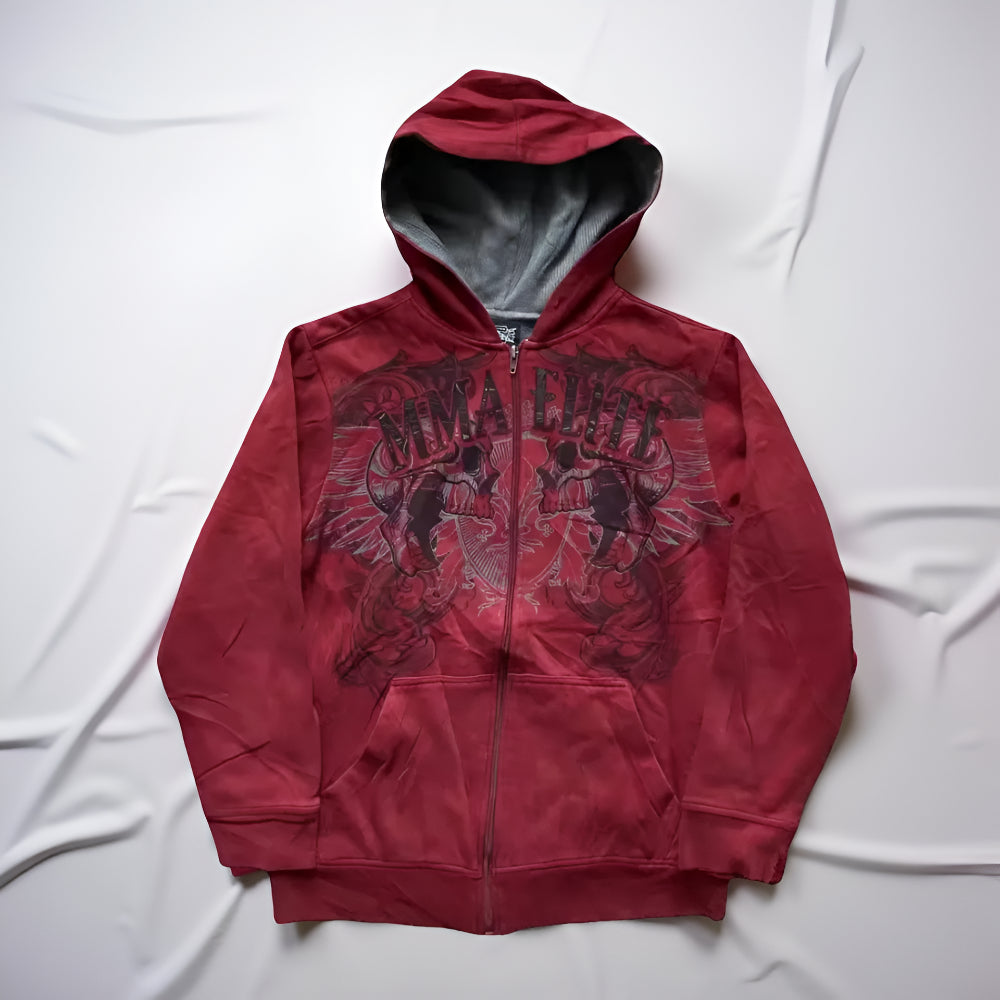 Men’s Oversized Graphic Hoodie – Long Sleeve Pullover