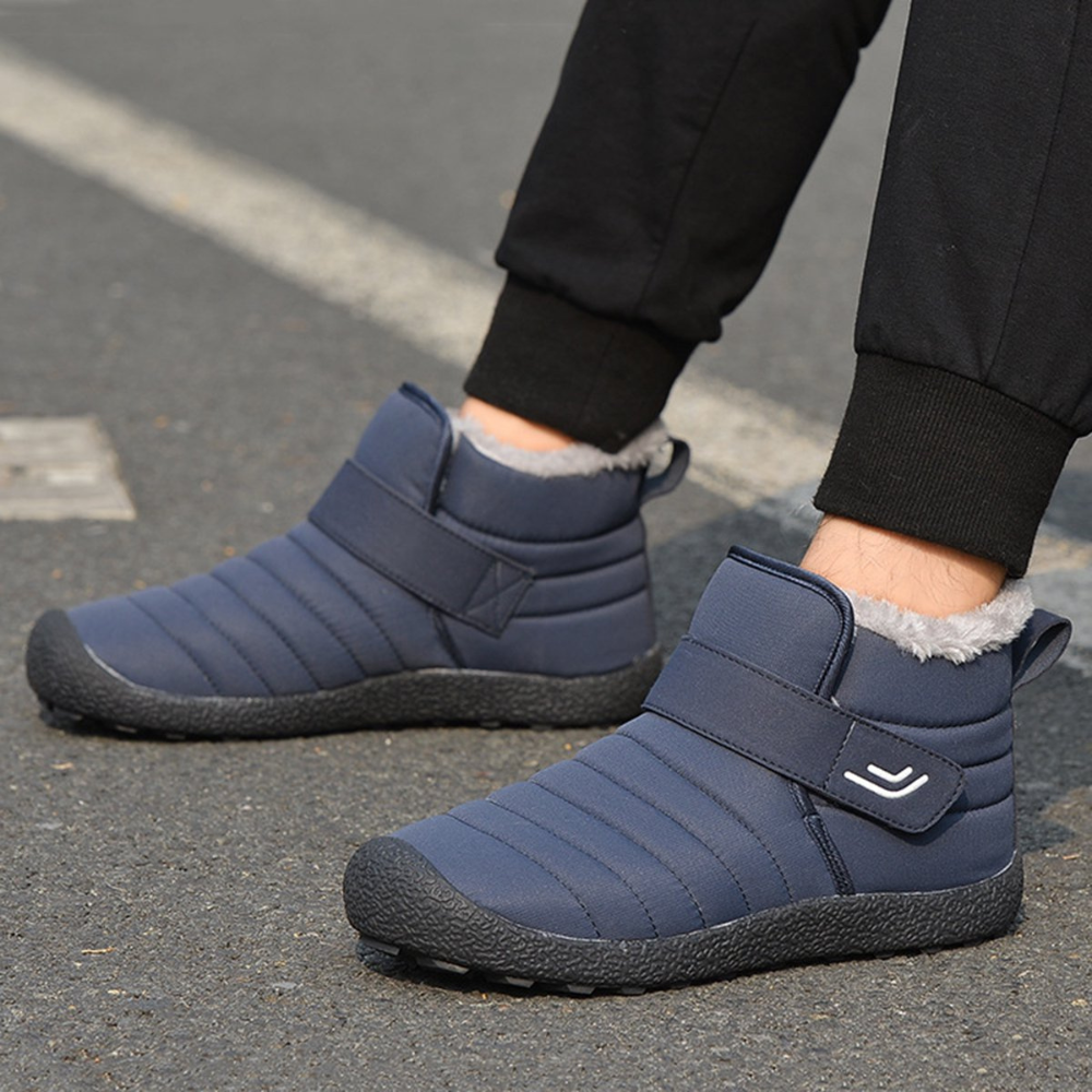 Men's Winter Lined Snow Boots - Comfortable Indoor Outdoor