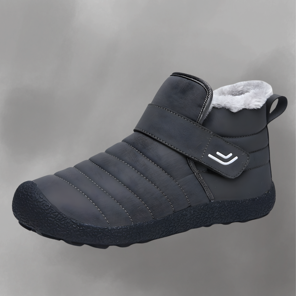 Men's Winter Lined Snow Boots - Comfortable Indoor Outdoor