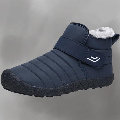 Men's Winter Lined Snow Boots - Comfortable Indoor Outdoor