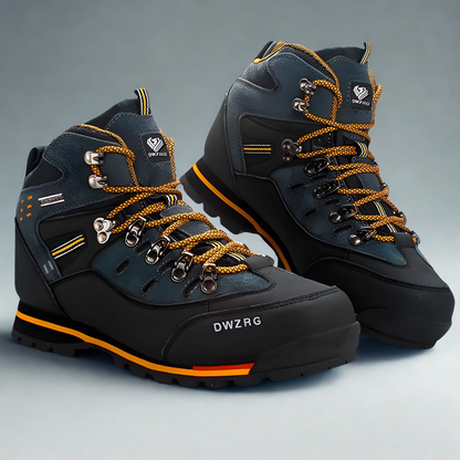 Men's Insulated Mountain Work Boots - Waterproof Shoes