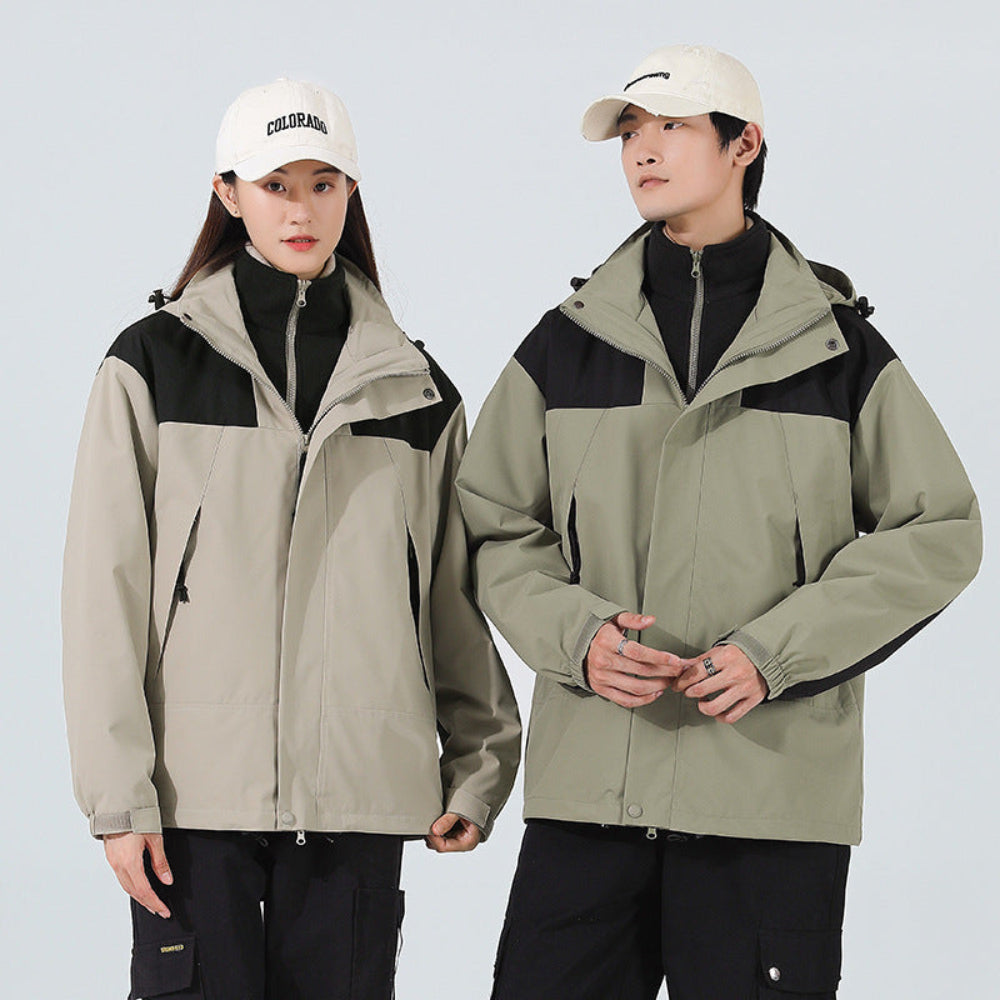 Unisex Winter Coats Hooded Fleece Jacket Warm Stylish Casual 1