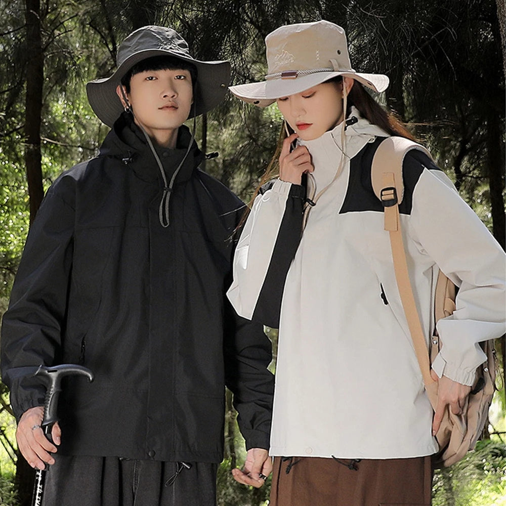 Unisex Winter Coats Hooded Fleece Jacket Warm Stylish Casual 5