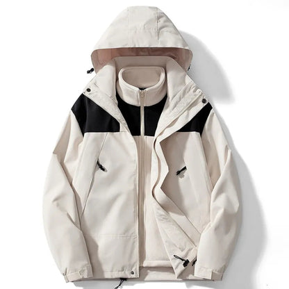 Unisex Winter Coats Hooded Fleece Jacket Warm Stylish Casual 6