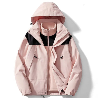 Unisex Winter Coats Hooded Fleece Jacket Warm Stylish Casual 8 