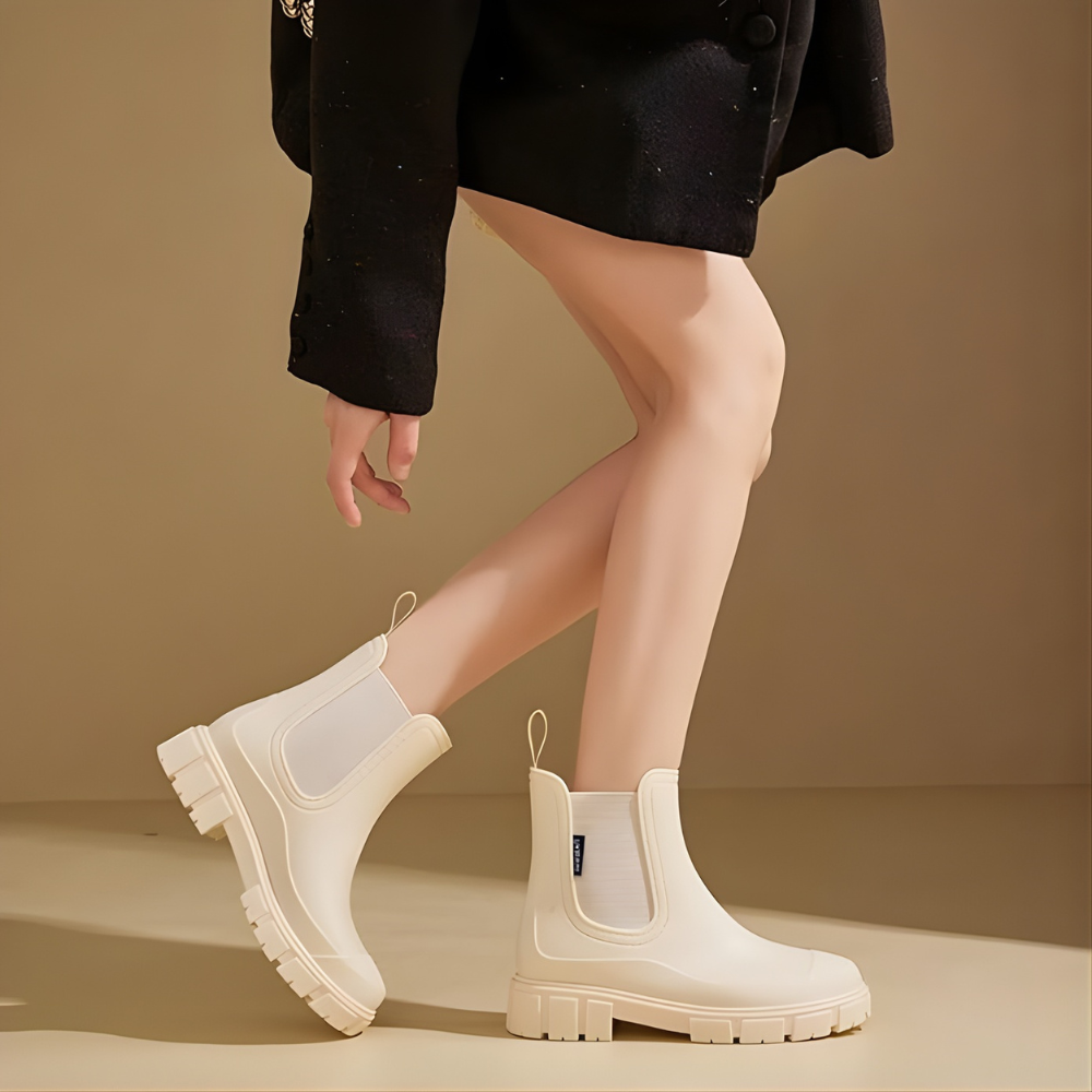 Women's Waterproof Ankle Boots -  Short Rubber Wellies