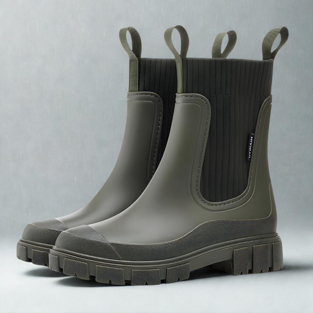 Women's Waterproof Ankle Boots -  Short Rubber Wellies