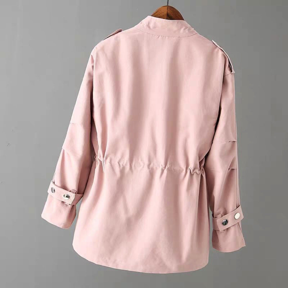 Women's Jacket Stylish Wind-Resistant Outerwear Comfort Fit 4