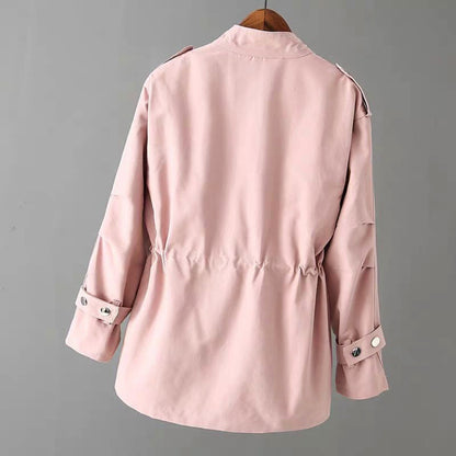 Women's Jacket Stylish Wind-Resistant Outerwear Comfort Fit 4