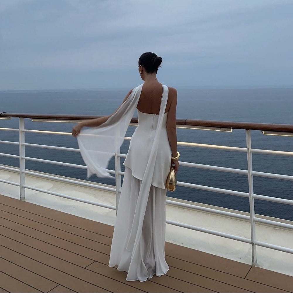 Women's Strapless Formal Evening Dress - Bodycon Bandeau Maxi