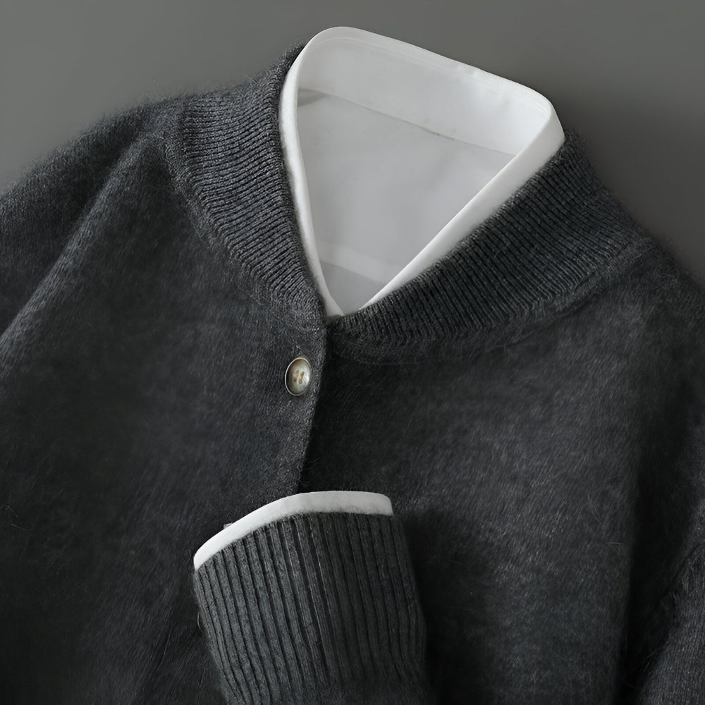 Women's Cashmere Knit Sweater – Long Sleeve Crew Neck