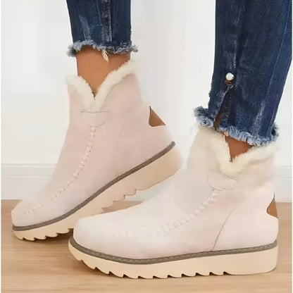 Women's Cozy Ankle Boots – Warm Comfortable Shearling Lining
