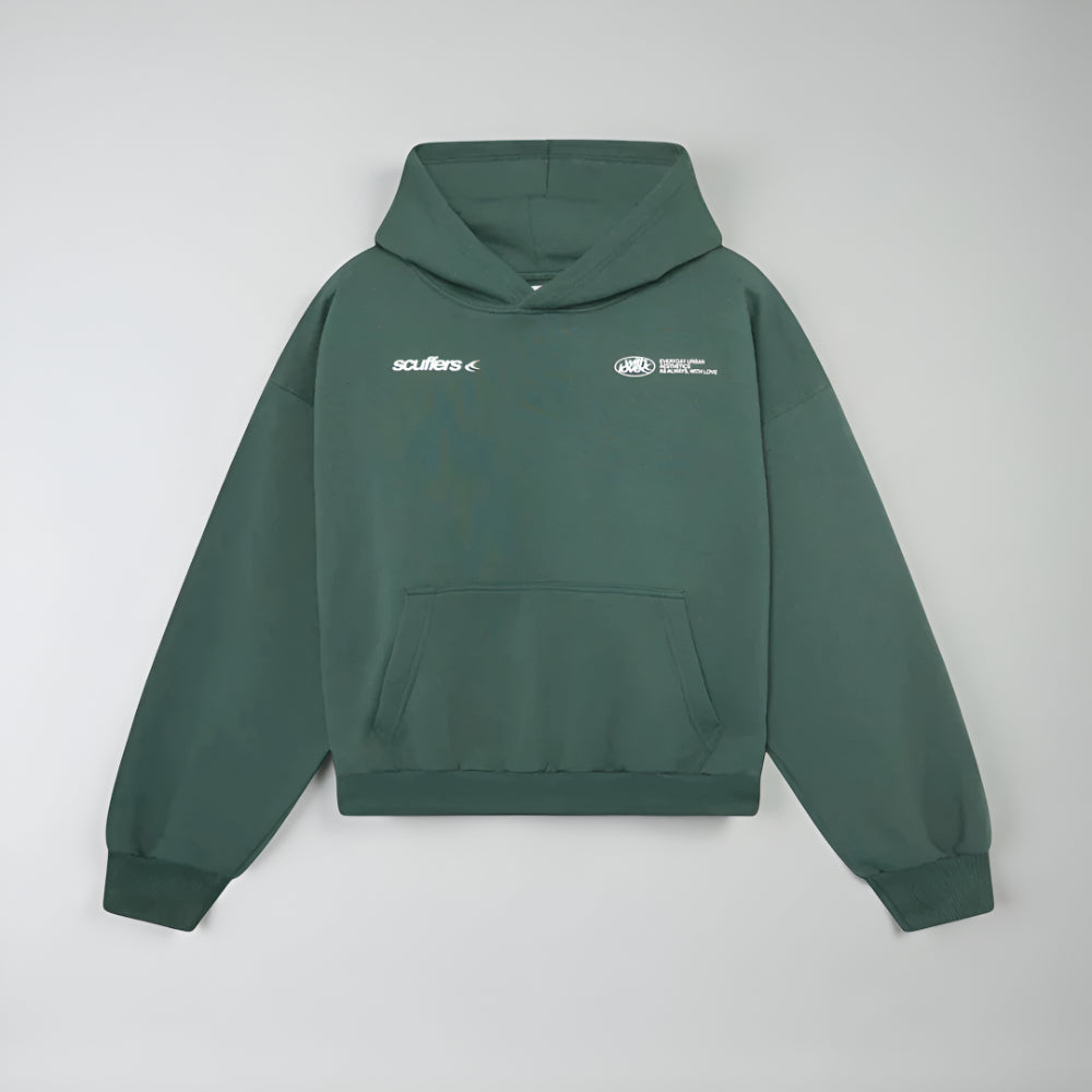 Women’s Oversized Graphic Hoodie – Long Sleeve Streetwear