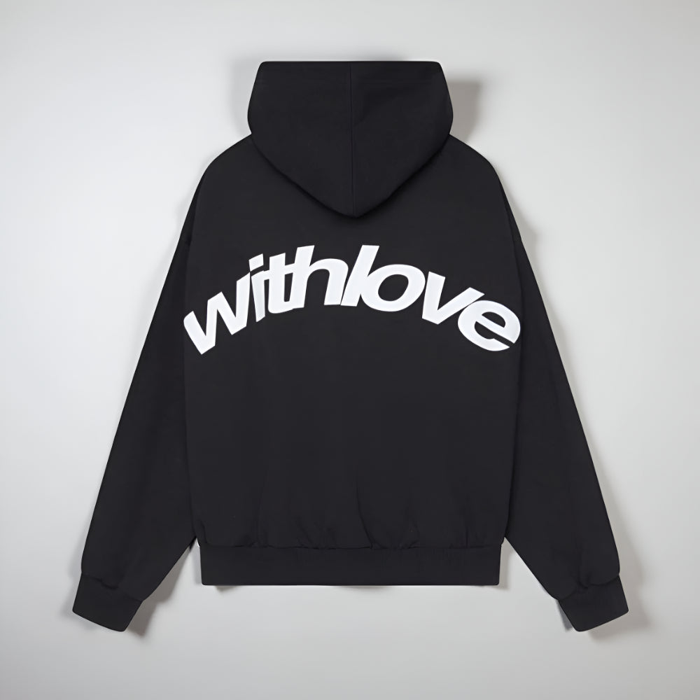 Women’s Oversized Graphic Hoodie – Long Sleeve Streetwear