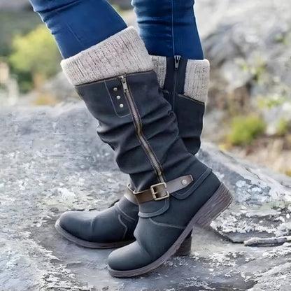 Women's Stylish Knee High Boots – Non-Slip Comfortable Fit