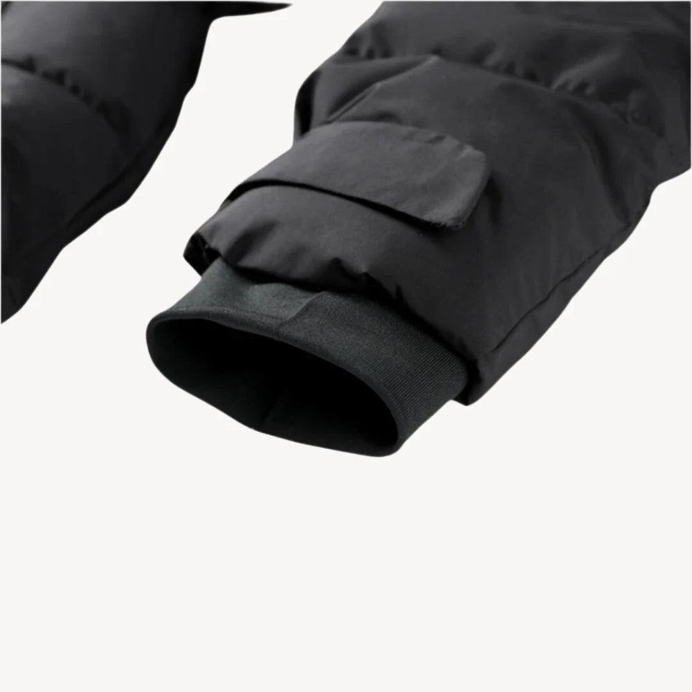 Women’s Belted Winter Puffer Jacket – Warm Quilted Coat