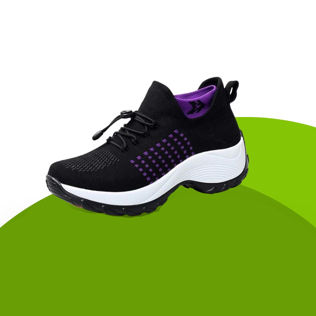 Women's Breathable Lightweight Walking Shoes - Slip-On Comfort