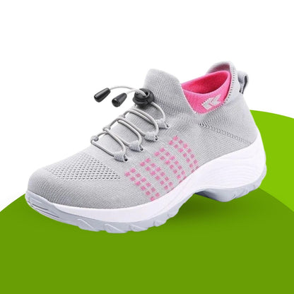 Women's Breathable Lightweight Walking Shoes - Slip-On Comfort