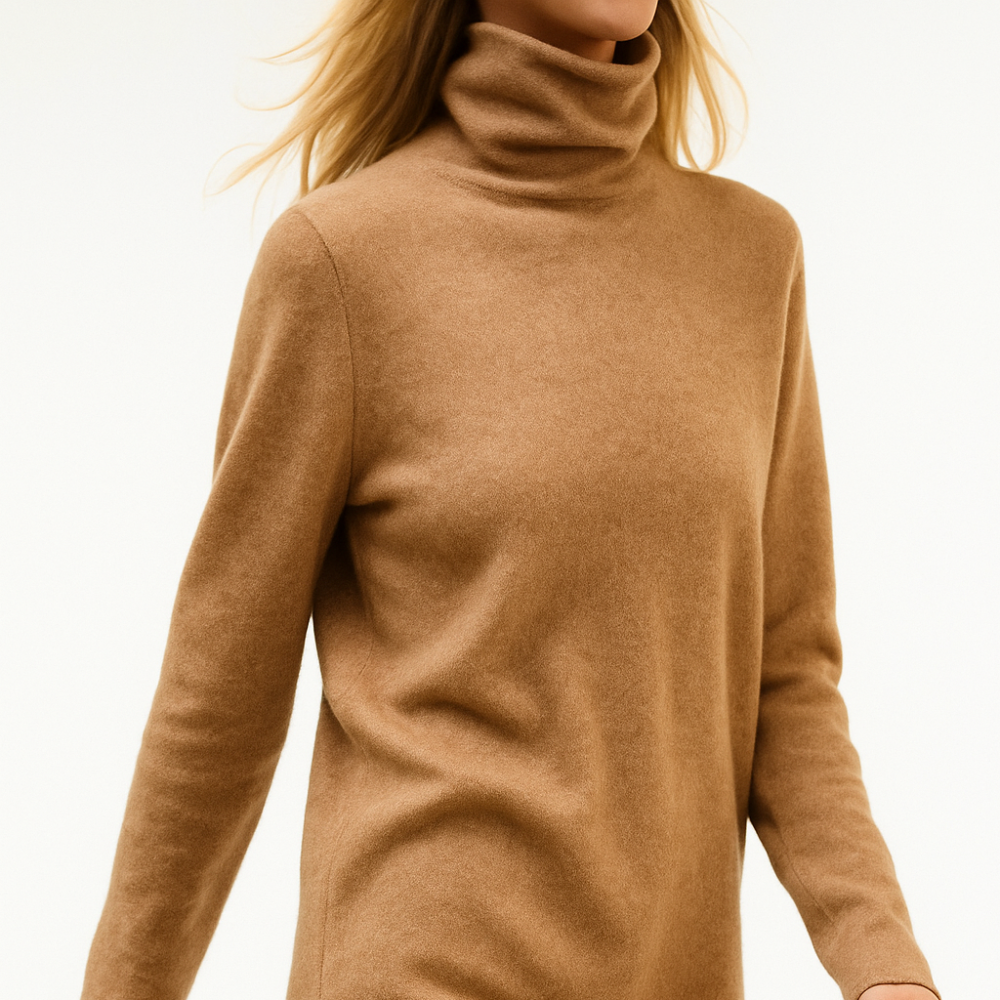 Women's Cashmere Sweater Slim Fit Turtleneck 6