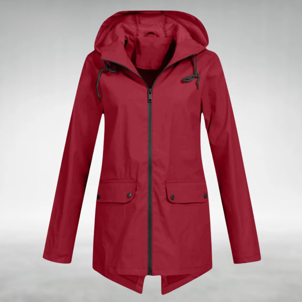 Women's Coats Waterproof Lightweight Rain Jacket 5