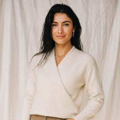 Women_s_Cozy_V-Neck_Knit_Sweater 4