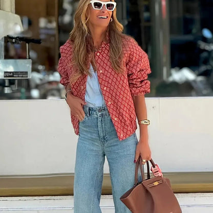  Women's Fashionable Printed Jacket Stylish Comfort  3