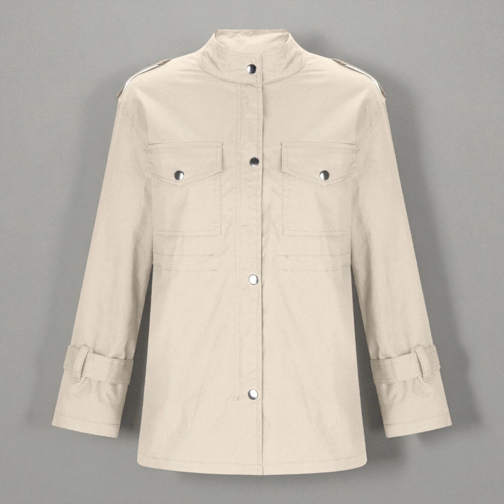 Women's Jacket Stylish Wind-Resistant Outerwear Comfort Fit 10