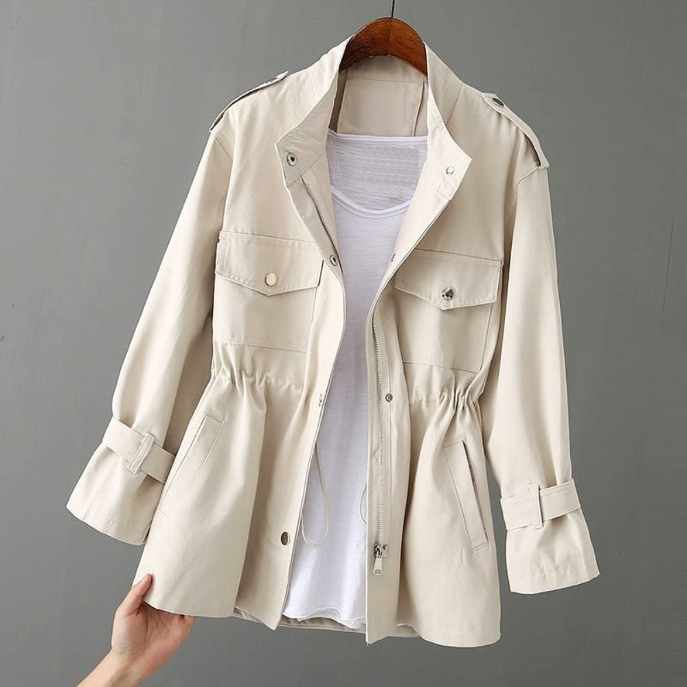 Women's Jacket Stylish Wind-Resistant Outerwear Comfort Fit 11