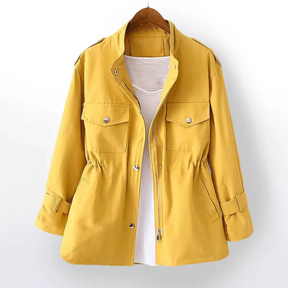 Women's Jacket Stylish Wind-Resistant Outerwear Comfort Fit 12
