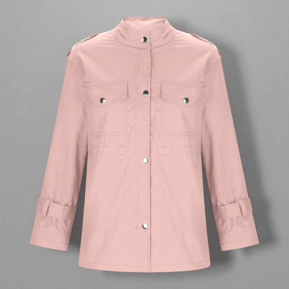 Women's Jacket Stylish Wind-Resistant Outerwear Comfort Fit 2